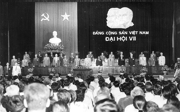 El séptimo Congeso Nacional del Partido Comunista de Vietnam (Fuente: Peridódico Nhan Dan)